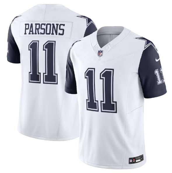 Men & Women & Youth Dallas Cowboys #11 Micah Parsons White 2023 F.U.S.E. Vapor Limited Stitched Football Jersey